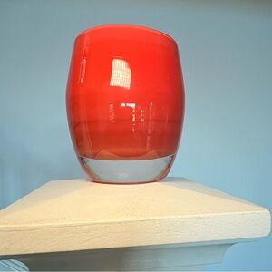 GLASSYBABY red vintage pretreskilion hand blown glass votive